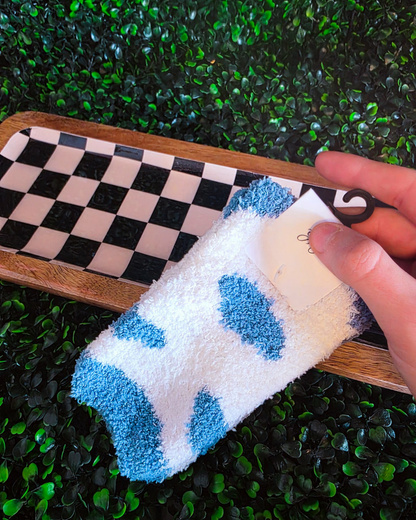 Fuzzy Cloud Socks