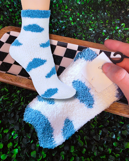 Fuzzy Cloud Socks