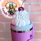 PIXIE POP Purple Glitter Cherry Whipped Cream 40oz Stanley Topper