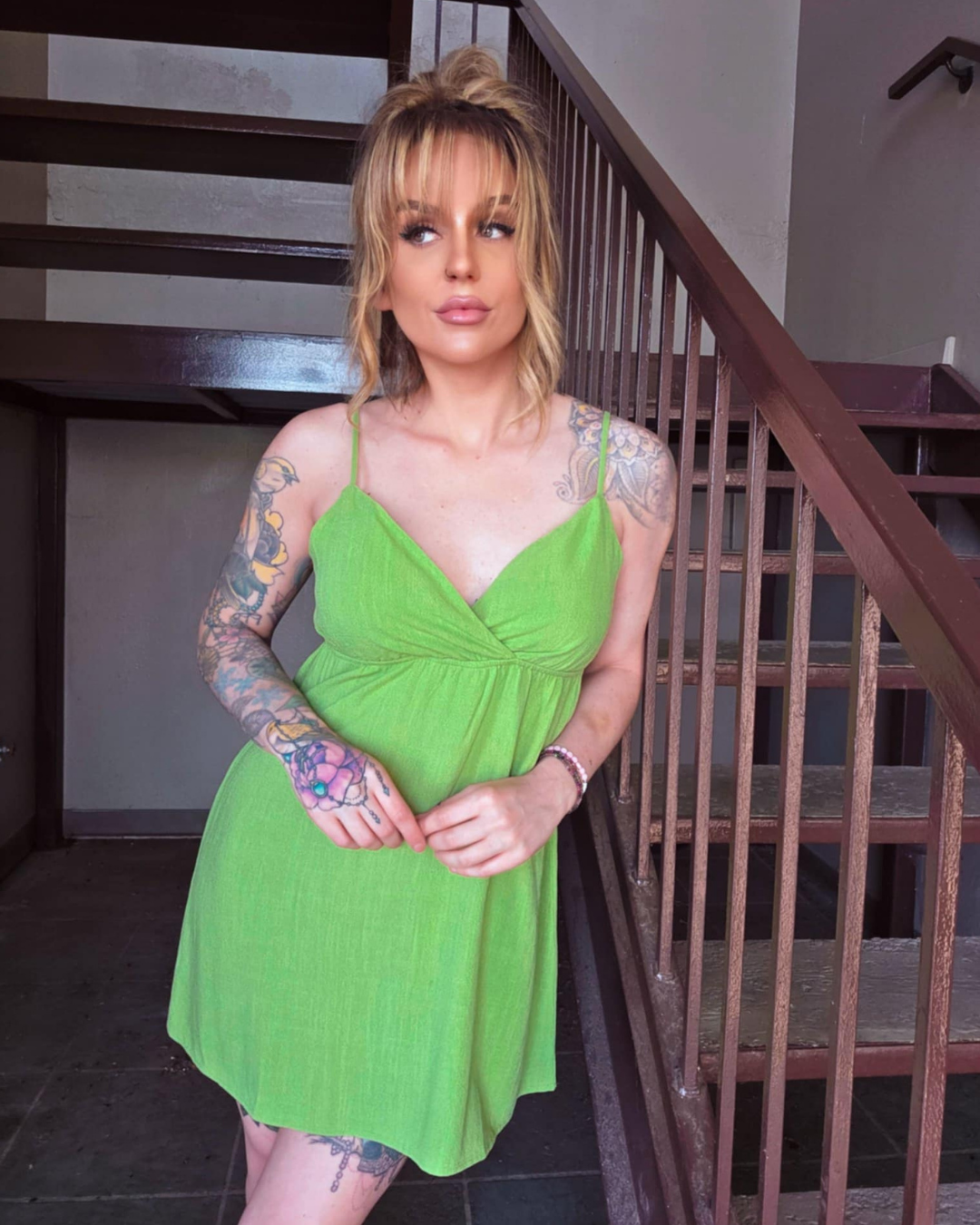 Kiwi Skies Cami Dress