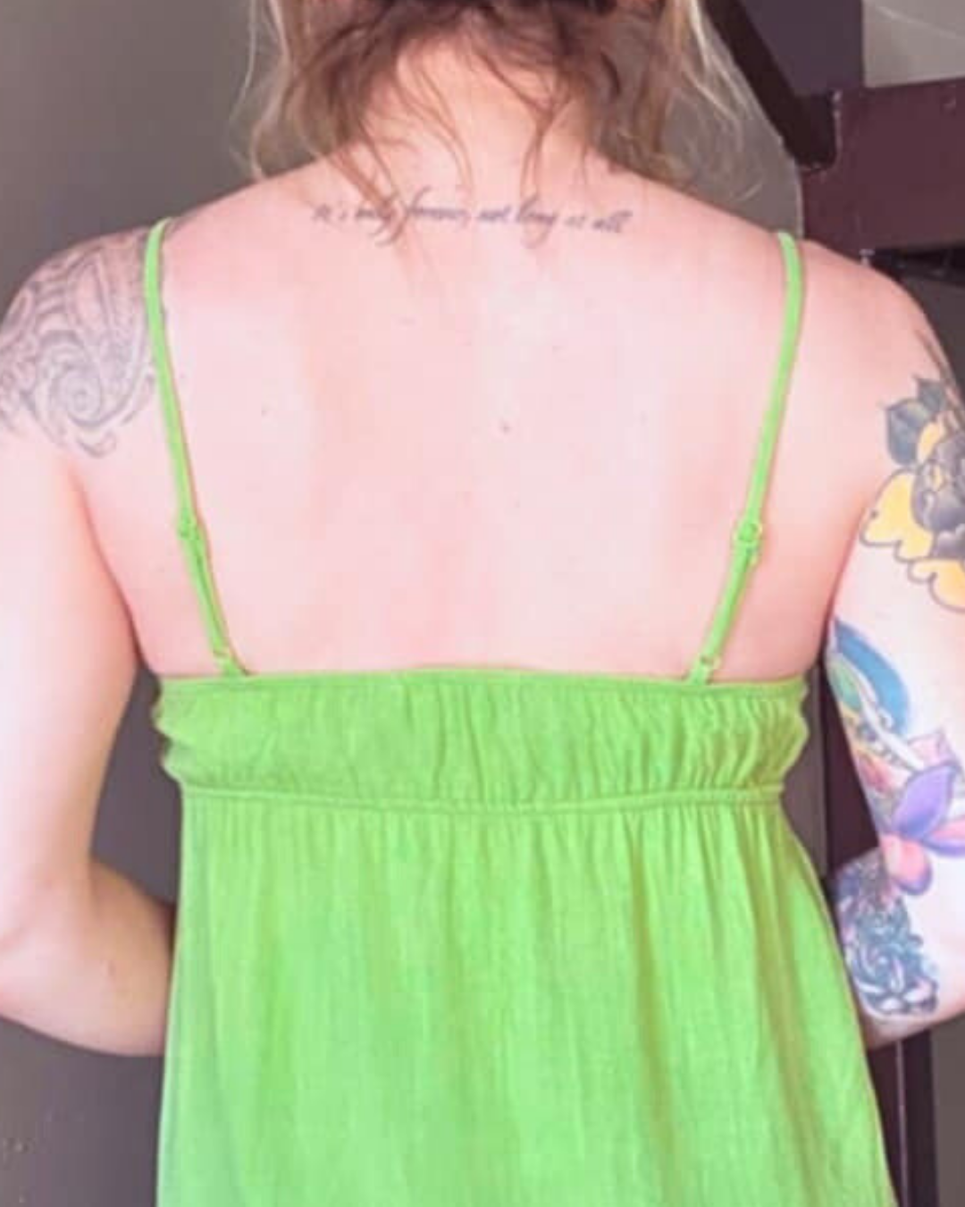 Kiwi Skies Cami Dress