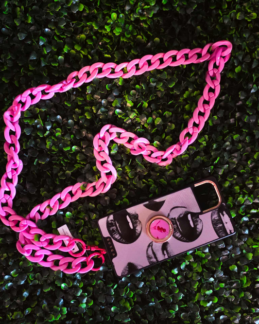 Hot Pink Crossbody Cellphone Chain
