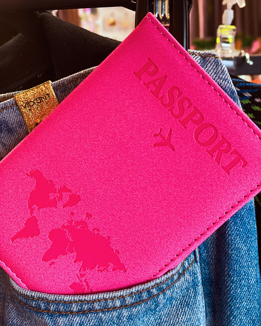 Pink Matte Passport Cover