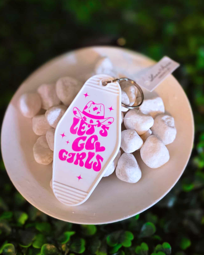 Let's Go Girls Keychain