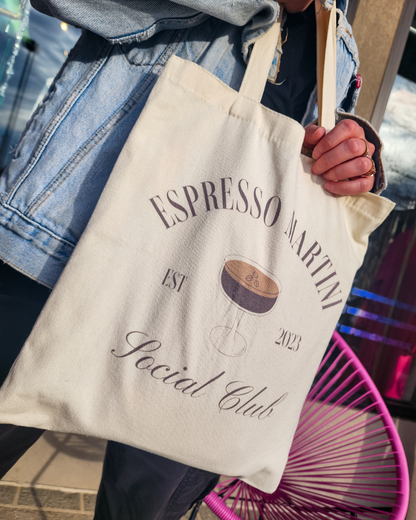 Espresso Martini Canvas Tote