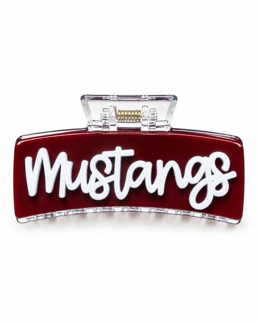 Large Eldon Mustangs Claw Clip
