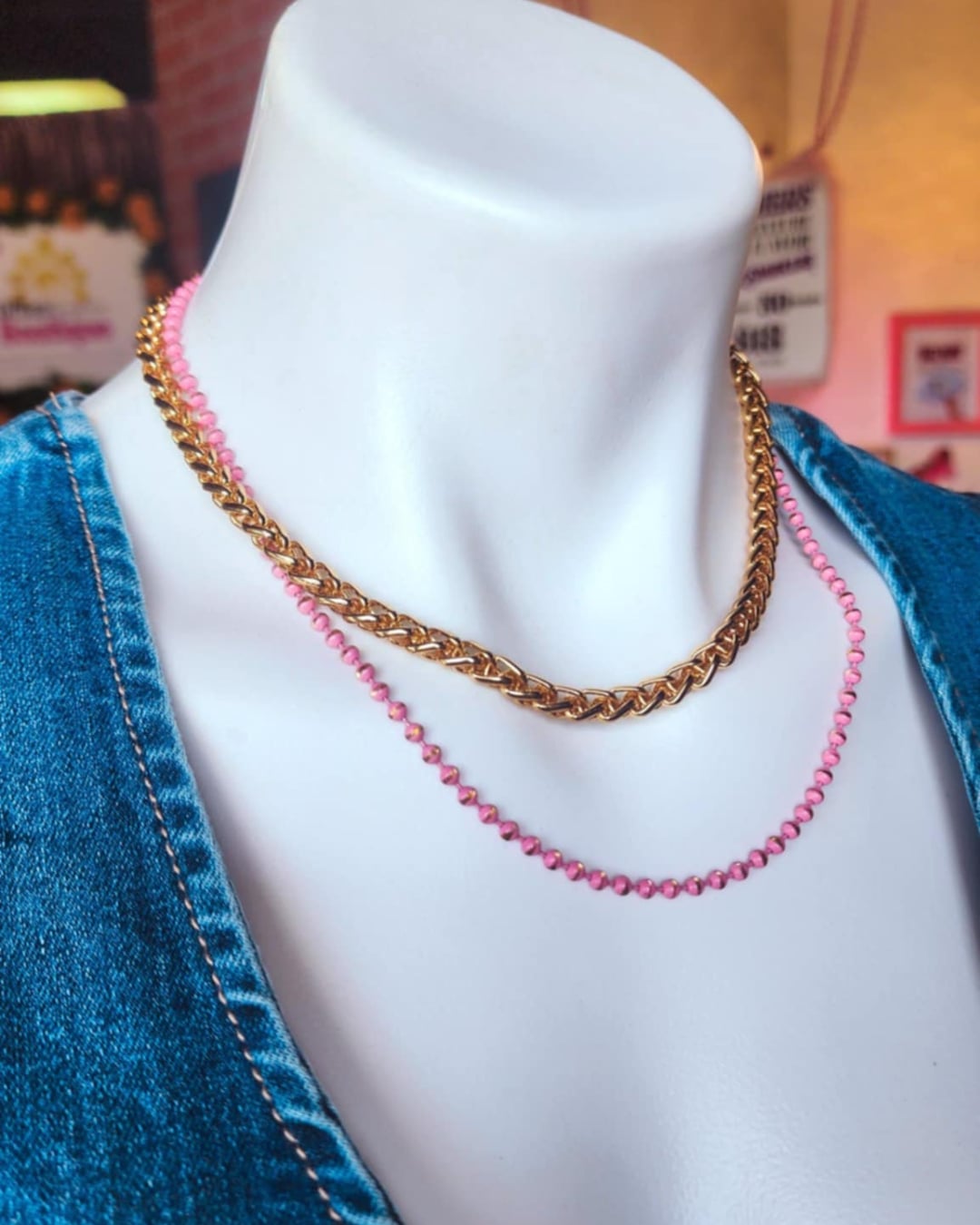 Blush & Gold Radiance Necklace