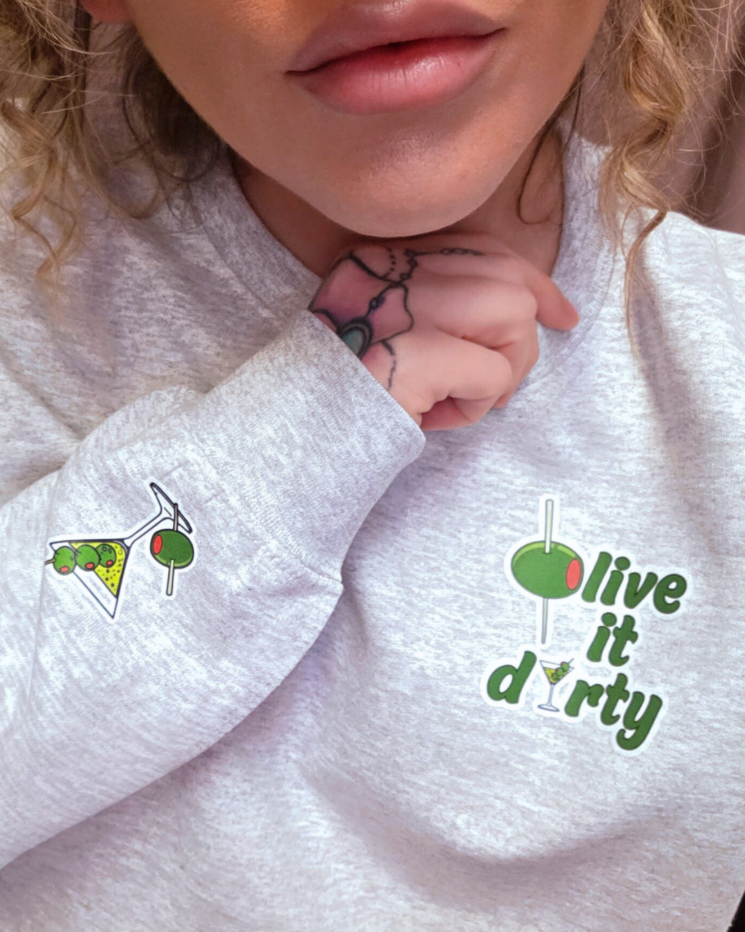 Olive It Dirty Martini Sweatshirt