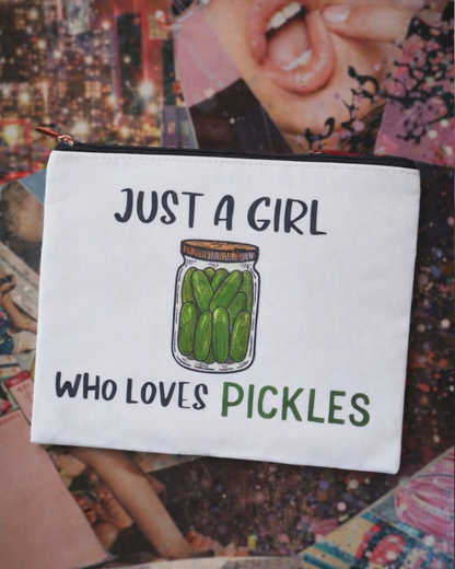 Just a Girl Who Loves Pickles Pouch