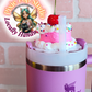 PIXIE POP Cherry Sprinkle Pink Cake 40oz Stanley Topper