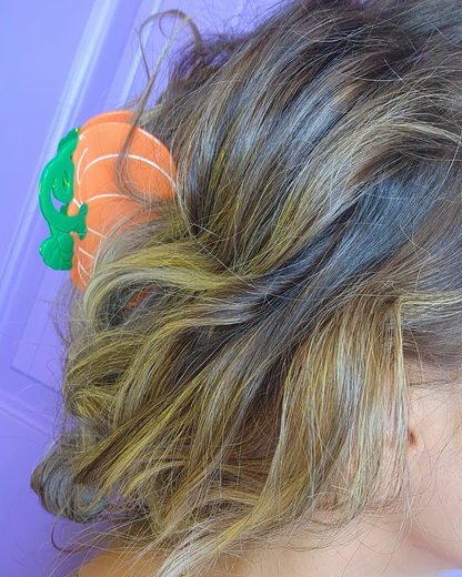 Pumpkin Claw Clip