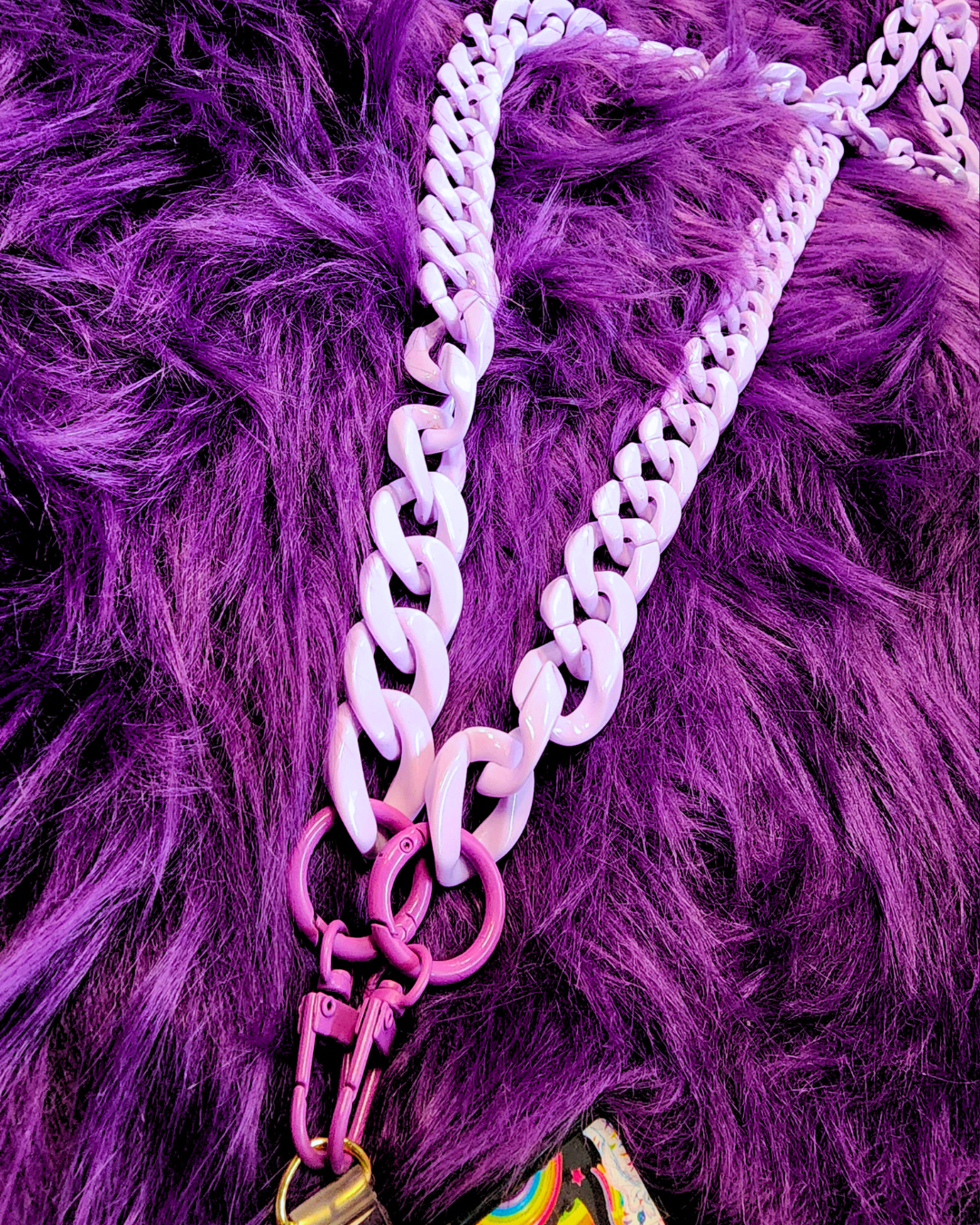 Lavender Crossbody Cellphone Chain