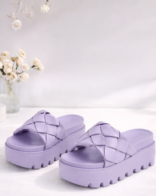 Purple Roxee Platform Sandal