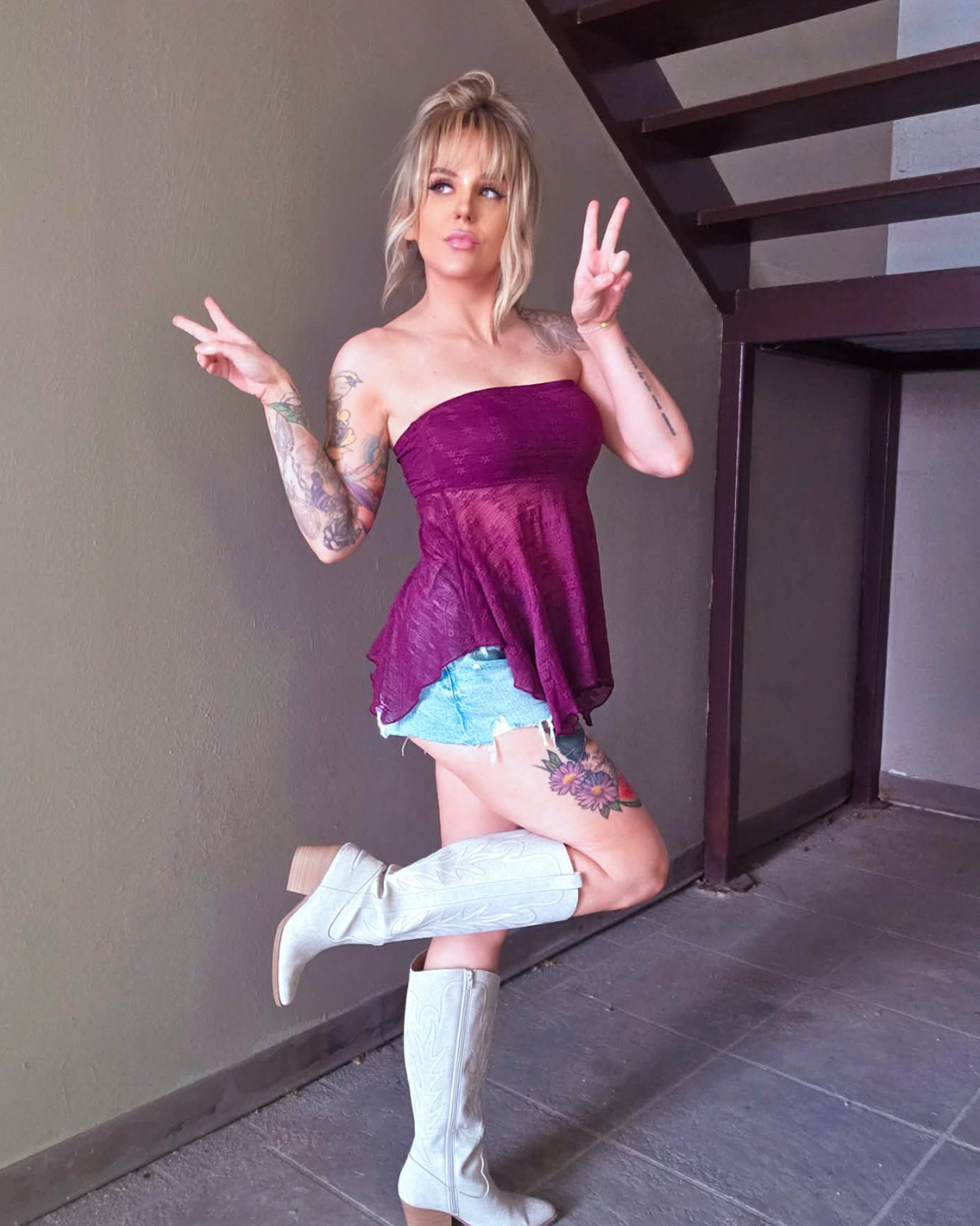 Merlot Moon Tube Top