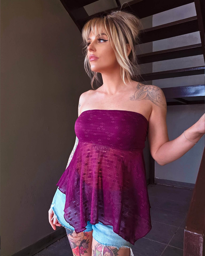 Merlot Moon Tube Top