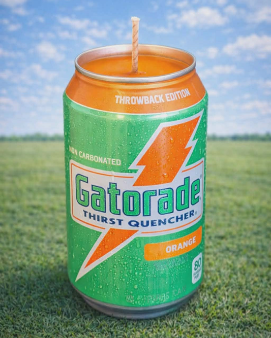 Orange Gatorade Candle