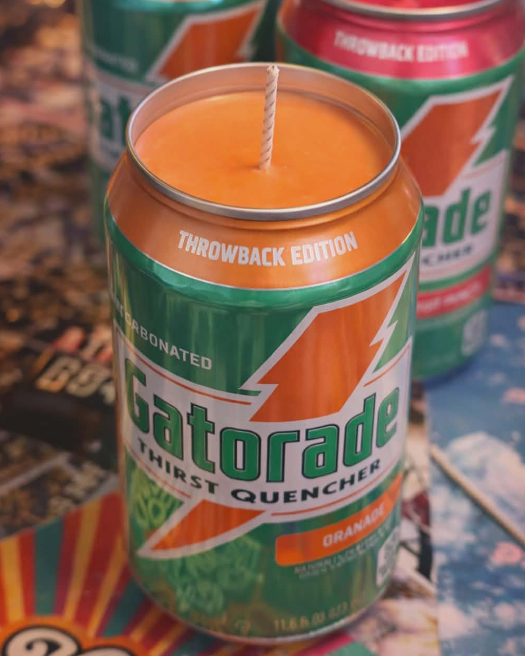 Orange Gatorade Candle