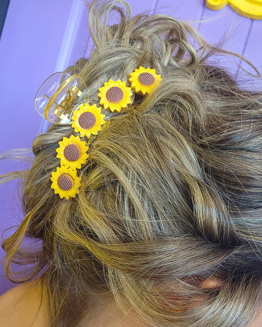 Sunflower Claw Clip