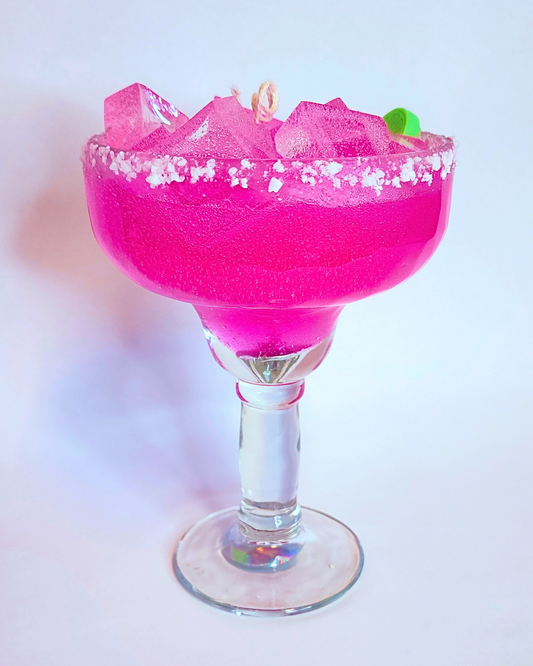 Cute Strawberry Margarita Candle