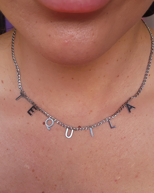 Silver Tequila Necklace