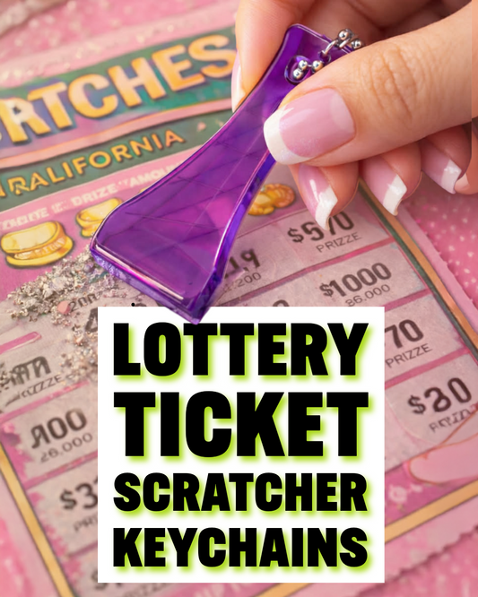 Lottery Scratcher Keychain Tool