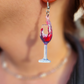 Wine Glass Earrings