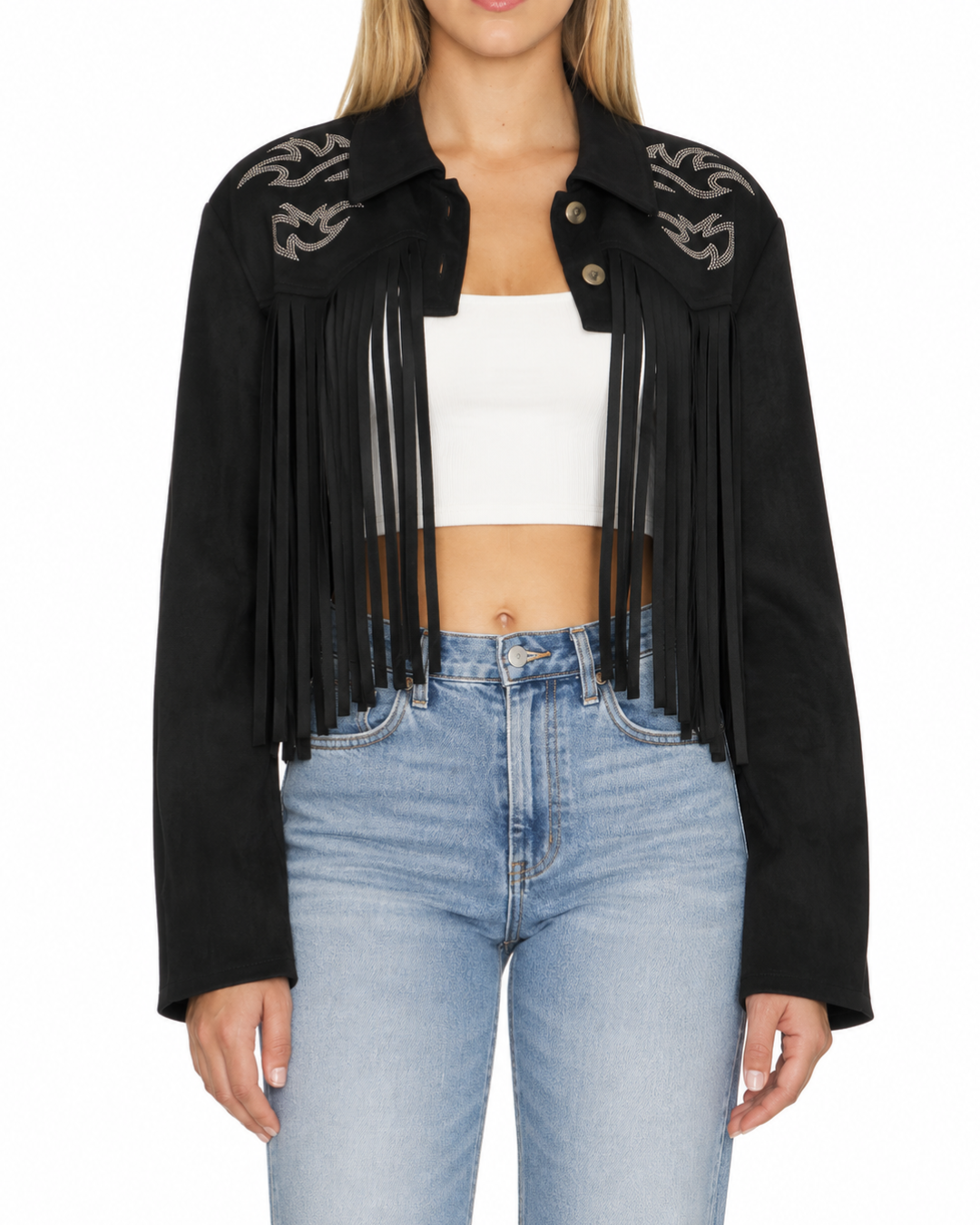 Texas is Calling Fringe Jacket Vest