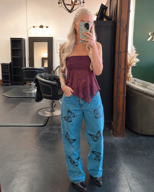 Merlot Moon Tube Top