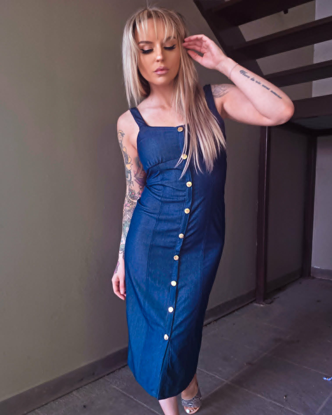 Harbor Breeze Denim Dress