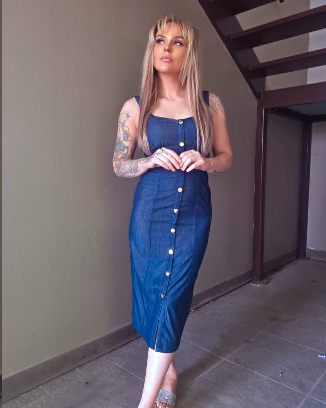 Harbor Breeze Denim Dress