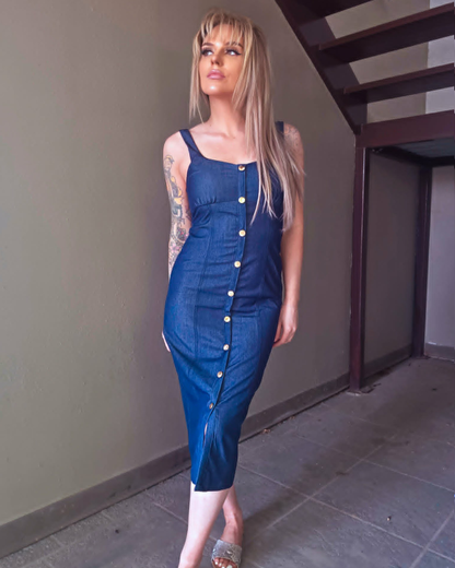 Harbor Breeze Denim Dress