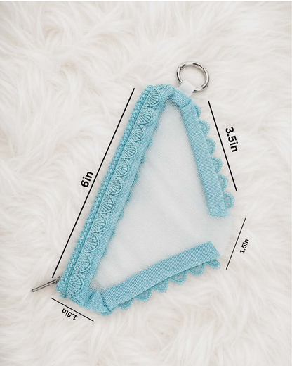 Baby Blue Panty Coin Purse
