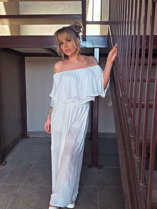 Vanilla Kiss Off Shoulder Top