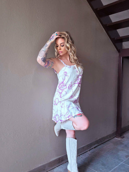 Lavender Haze Floral Dress