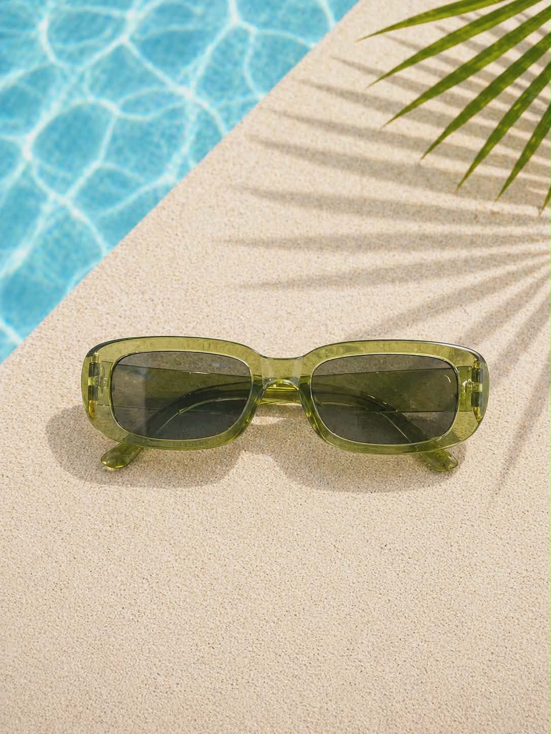 Sun Bound Translucent Green Sunnies