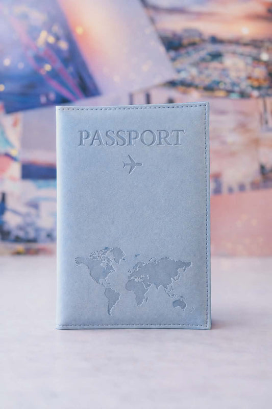 Light Blue Matte Passport Cover
