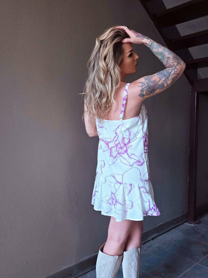 Lavender Haze Floral Dress