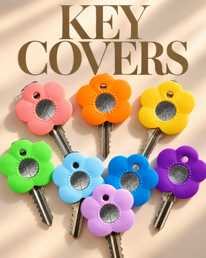 Assorted Flower Key Covers