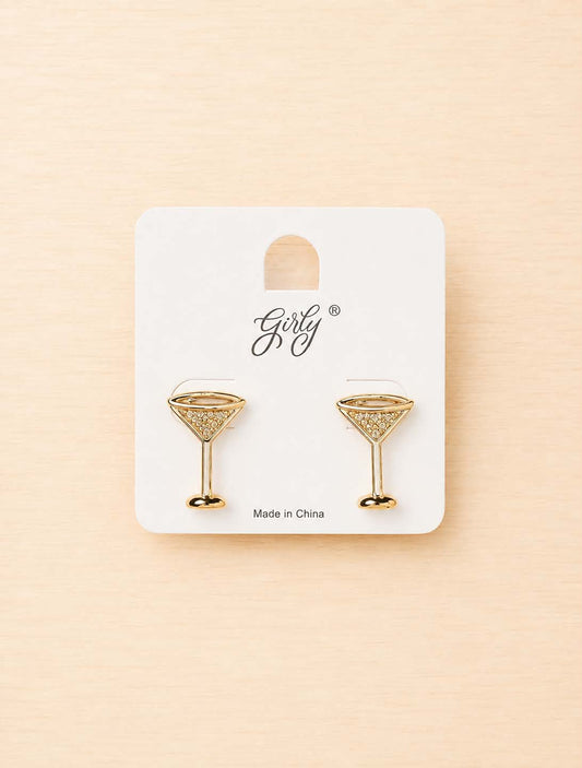 Sparkly Espresso Martini Earrings