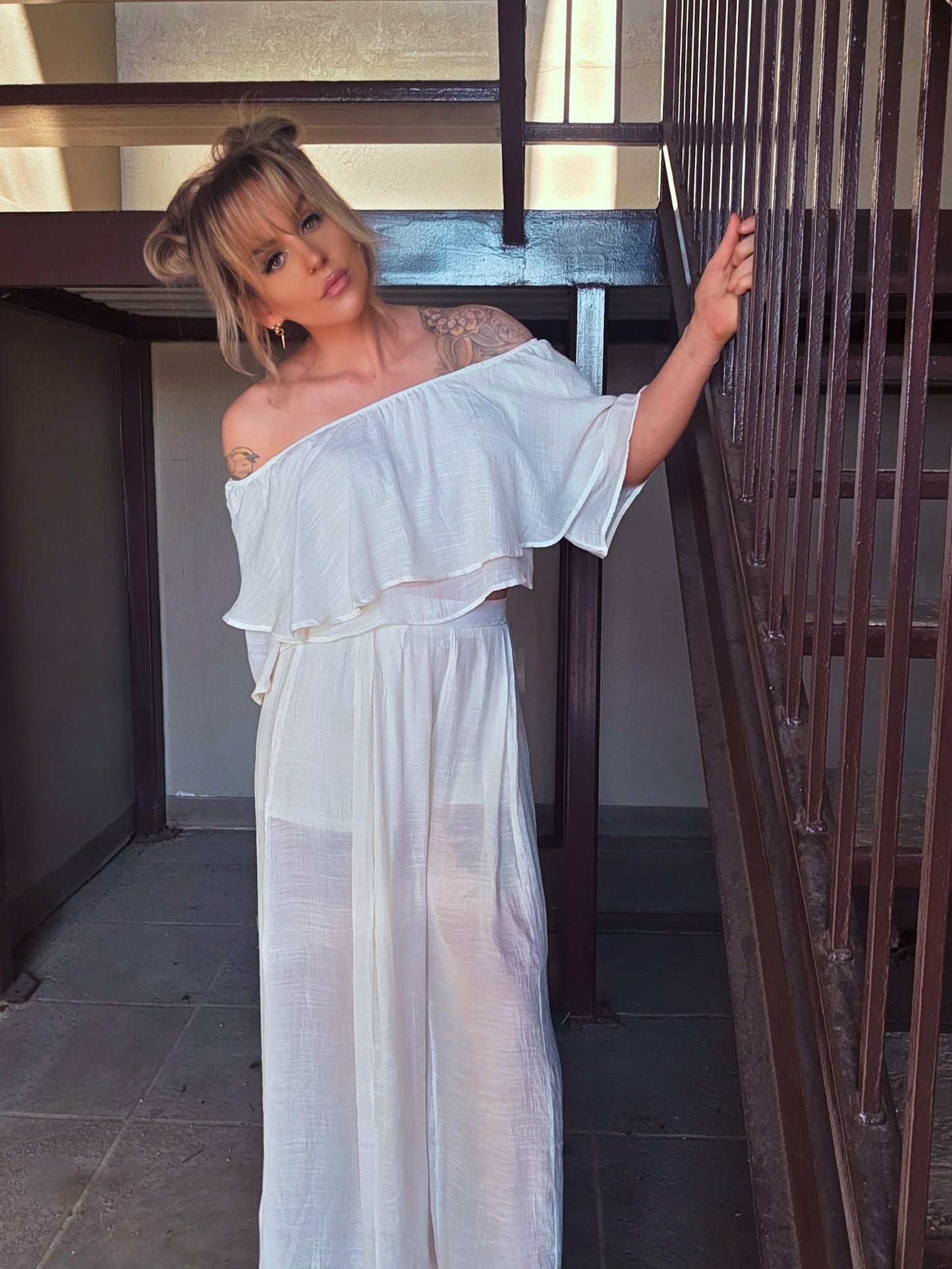 Vanilla Kiss Flowy Pants