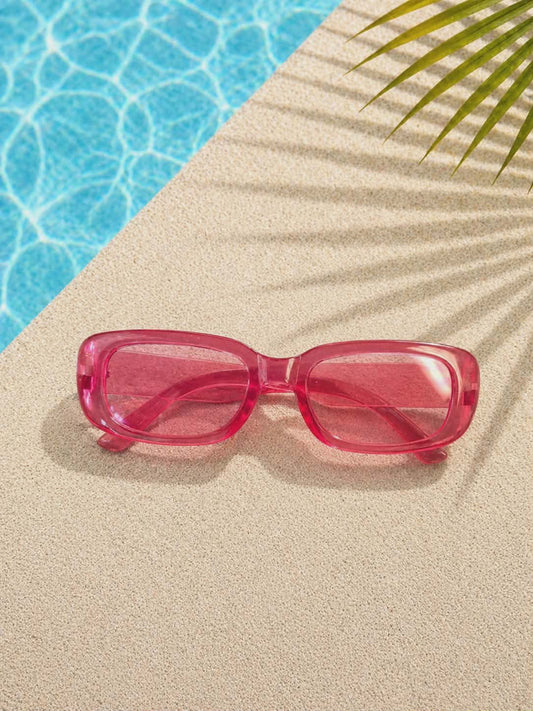 Sun Bound Translucent Hot Pink Sunnies