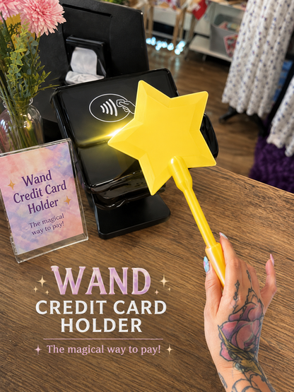 Yellow Star Tap To Pay Credit Card Magic Wand