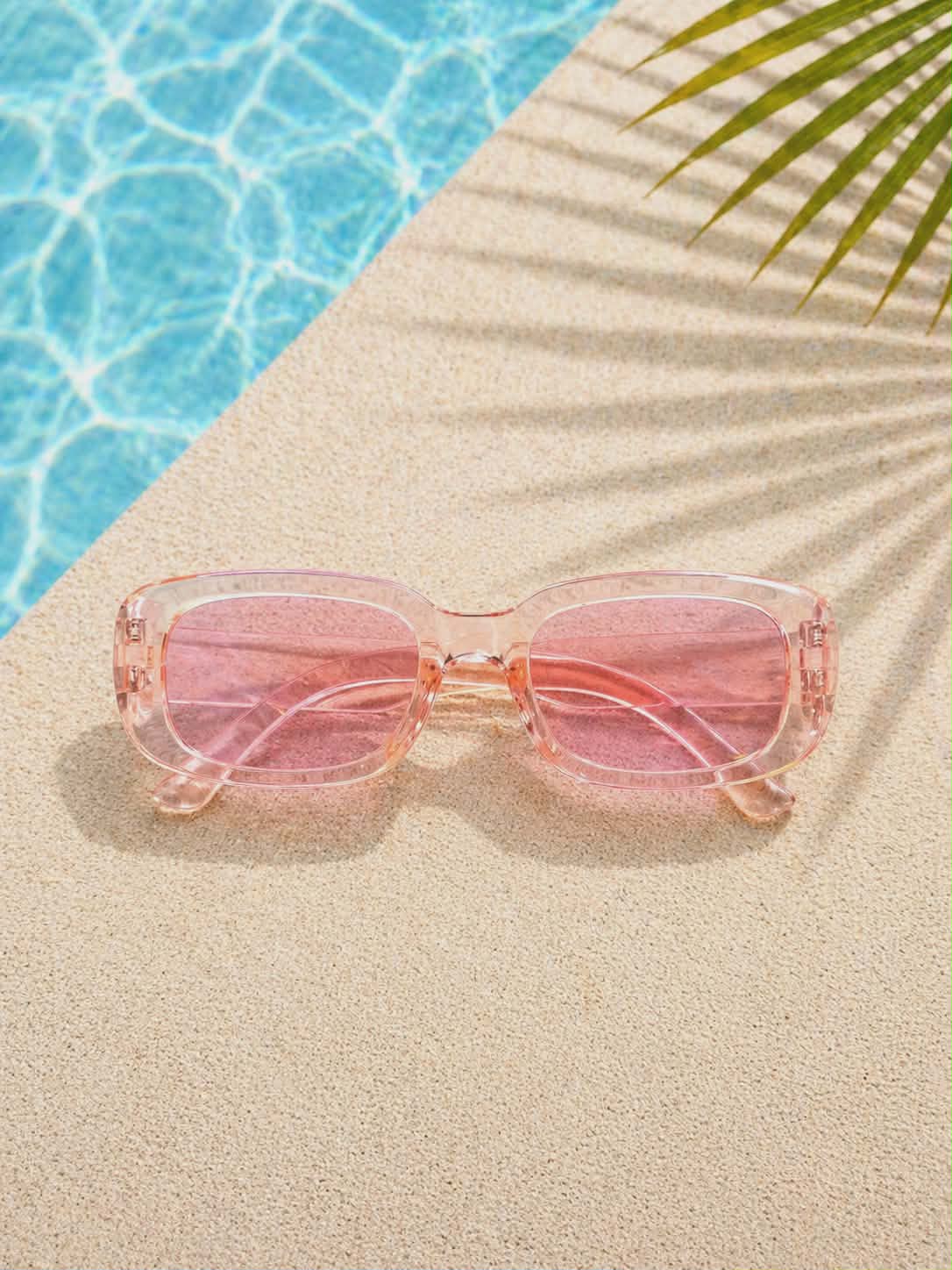 Sun Bound Translucent Light Pink Sunnies
