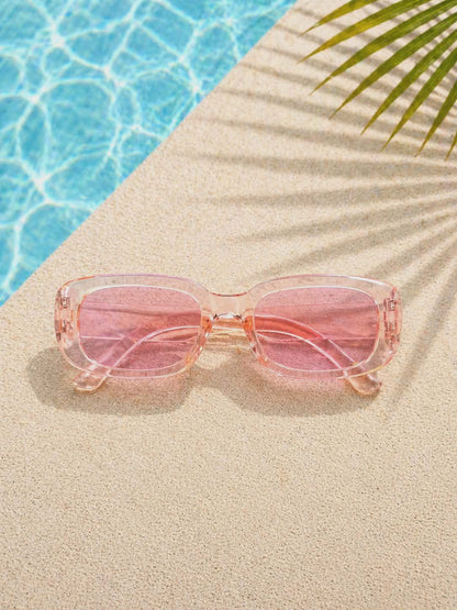 Sun Bound Translucent Light Pink Sunnies
