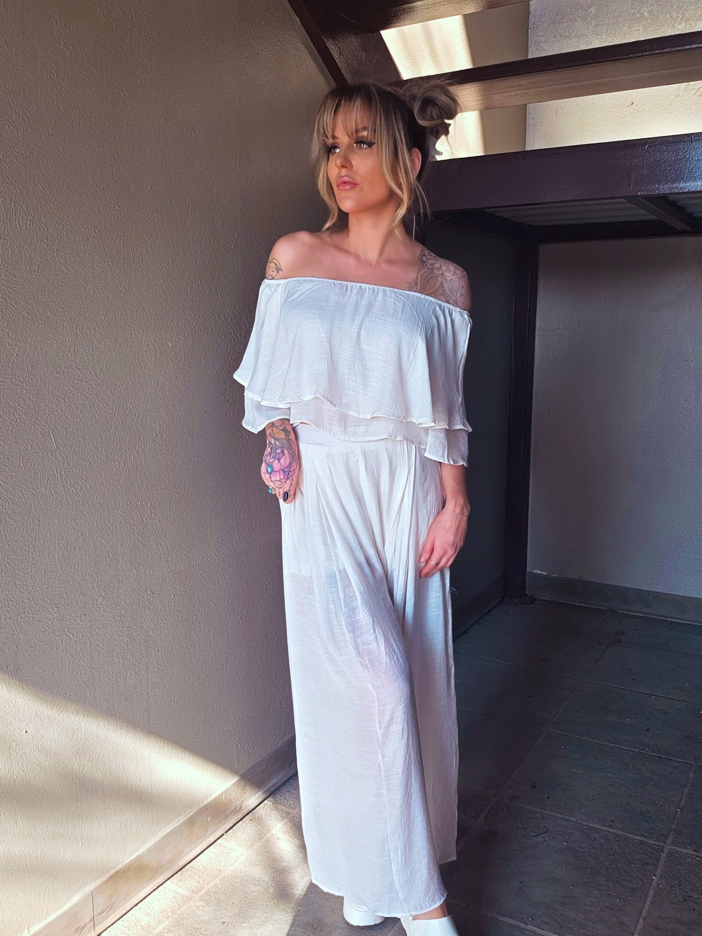 Vanilla Kiss Flowy Pants