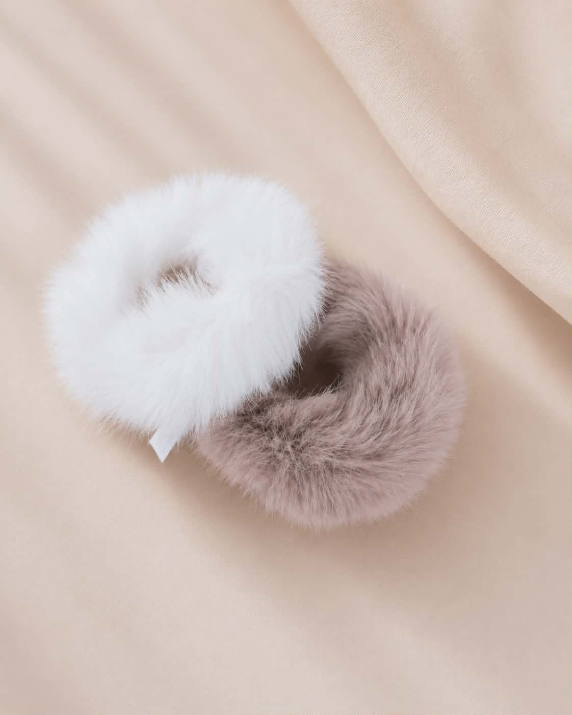 Assorted Fuzzy Scrunchie Set