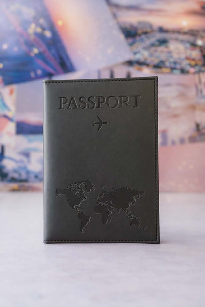 Black Matte Passport Cover