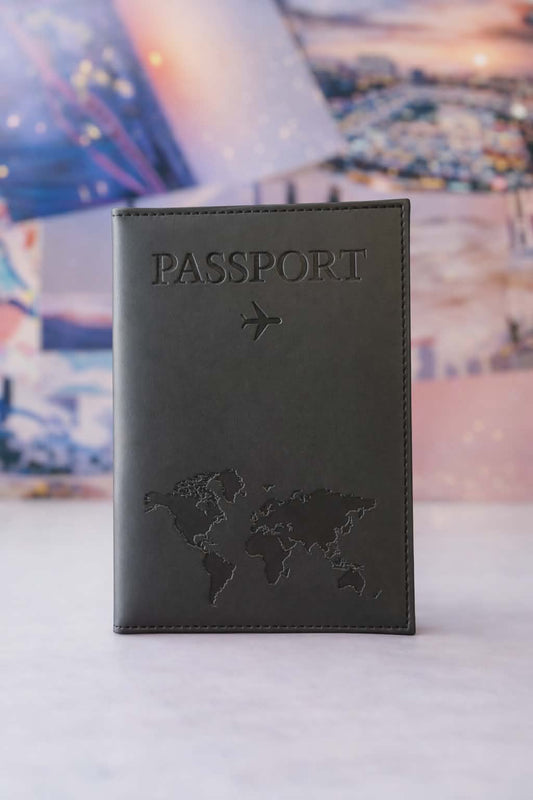 Black Matte Passport Cover