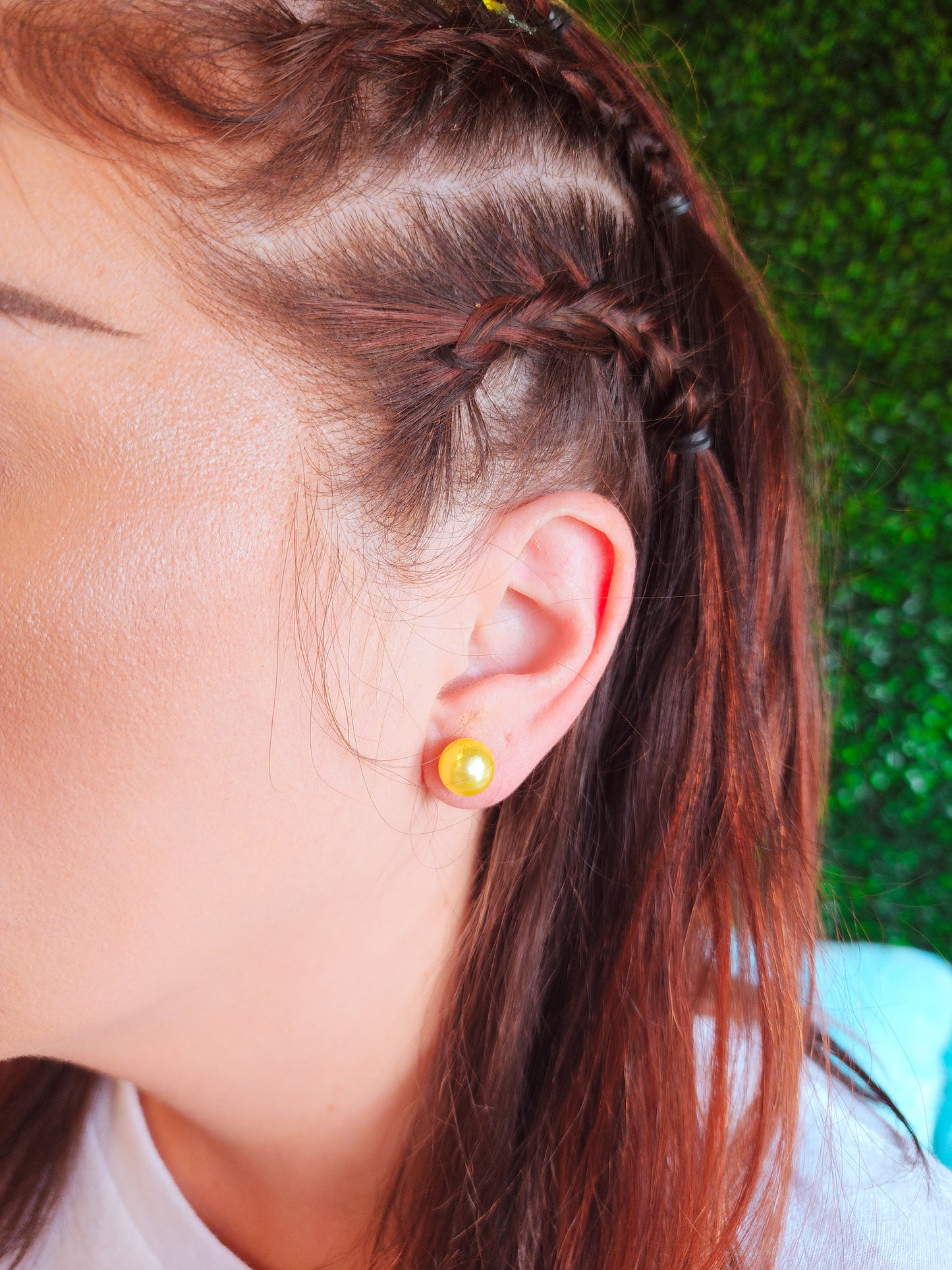 Yellow Chroma Spheres Earrings
