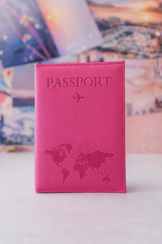 Pink Matte Passport Cover